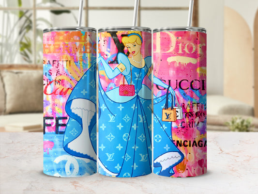 Fashion Princess Stainless Steel Tumbler Set