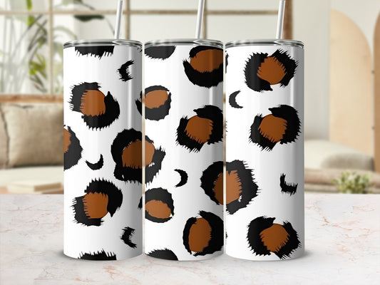 Leopard Print Tall Stainless Steel Tumbler Drinkware