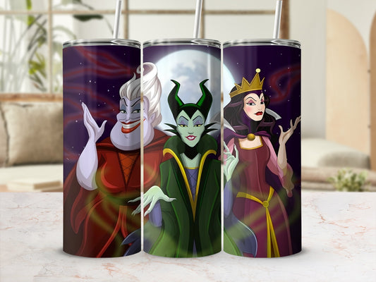 Villain Characters Decorative Insulated Tumbler Cups