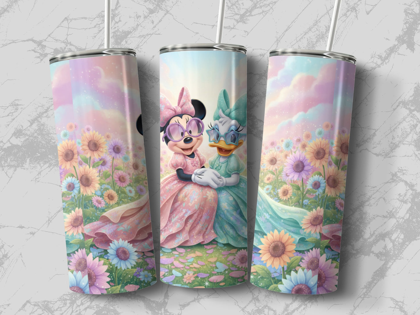 Minnie and Daisy Floral Fantasy Tumbler Cup