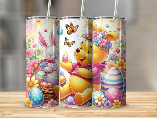 Winnie the Pooh Bunny Easter Eggs Flowers Glitter product type