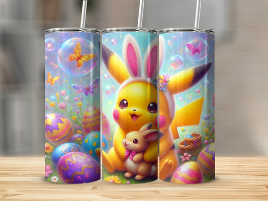 Pikachu Bunny Easter Eggs Butterflies Bubbles Spring product type