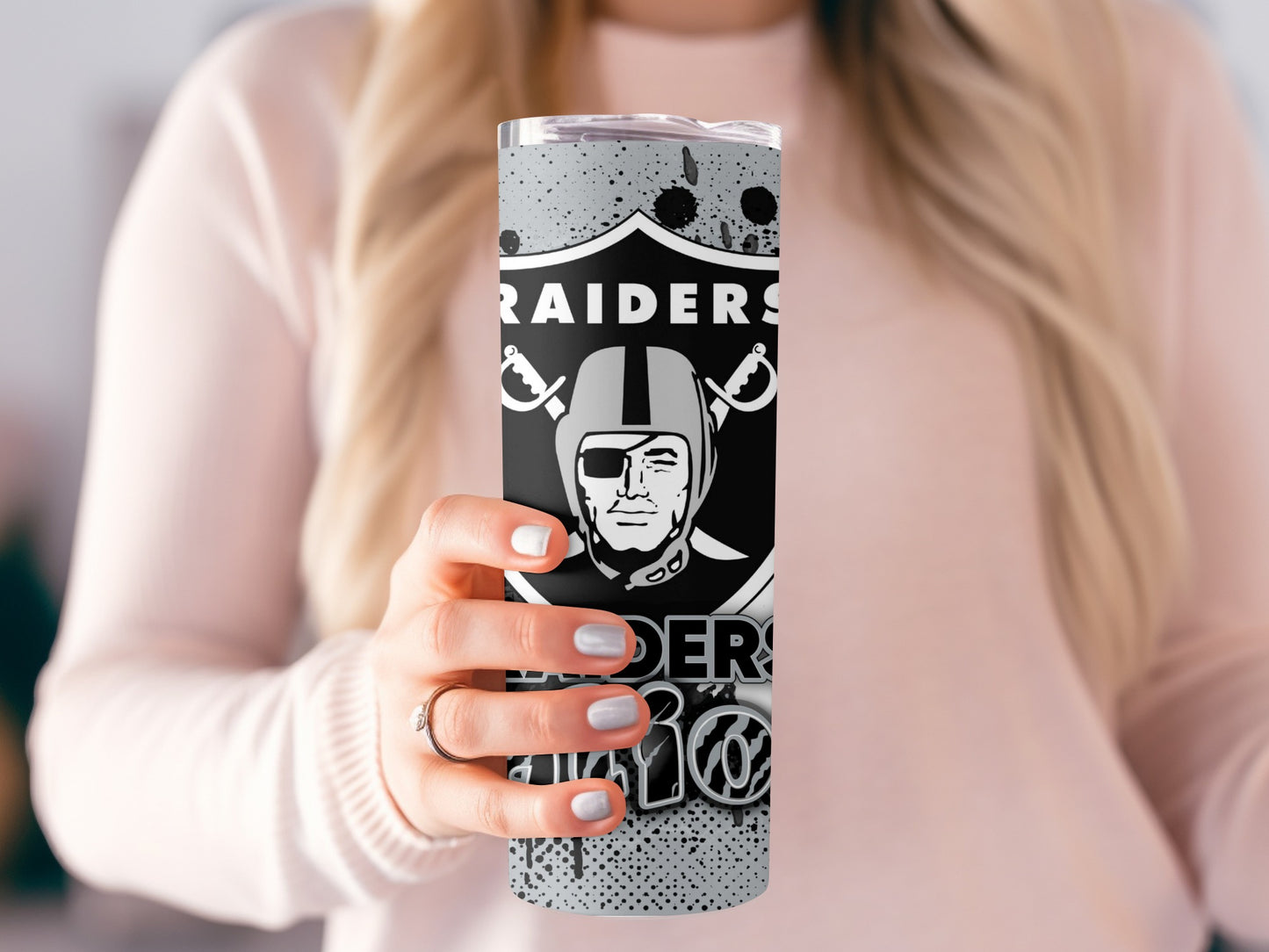 Raiders Fans Stainless Steel Tumbler Travel Mug