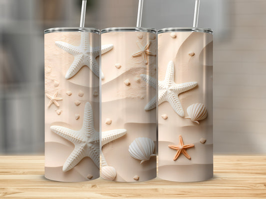 White Starfish Seashell Beach Sand Coastal Tumbler product type
Starfish
Seashells
Beach theme
Coastal design
Ocean inspired
Summer tumbler
Marine life
Sand pattern
Nautical decor
Starfish art
Seashell print
White starfish
Sandy beach
Drinkware
Travel cup
Vacation theme
Beach accessory
Ocean creature
Coastal living
Seaside design