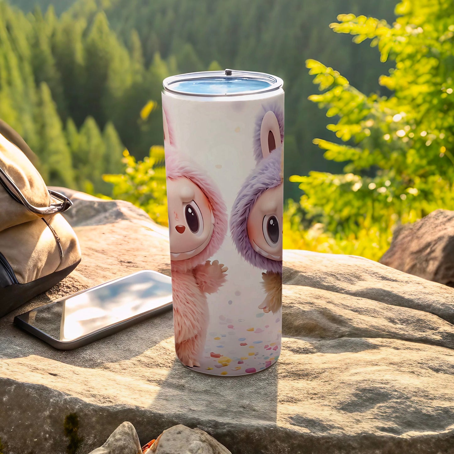 Adorable Cartoon Forest Friends Insulated Travel Cup
