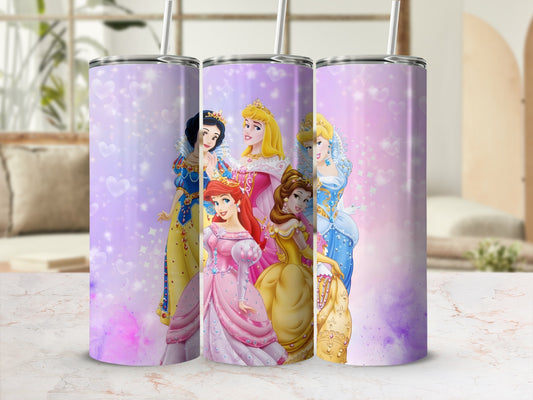 Colorful Princess Design Insulated Tumbler Product