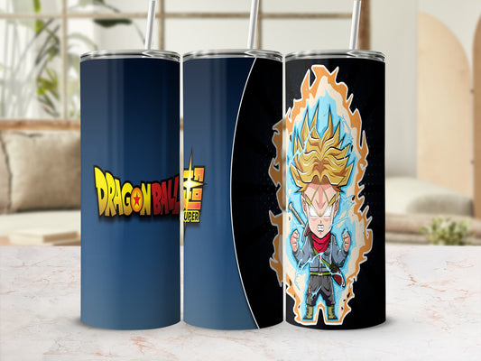 Dragon Ball Super Character Tumbler Cup with Straw