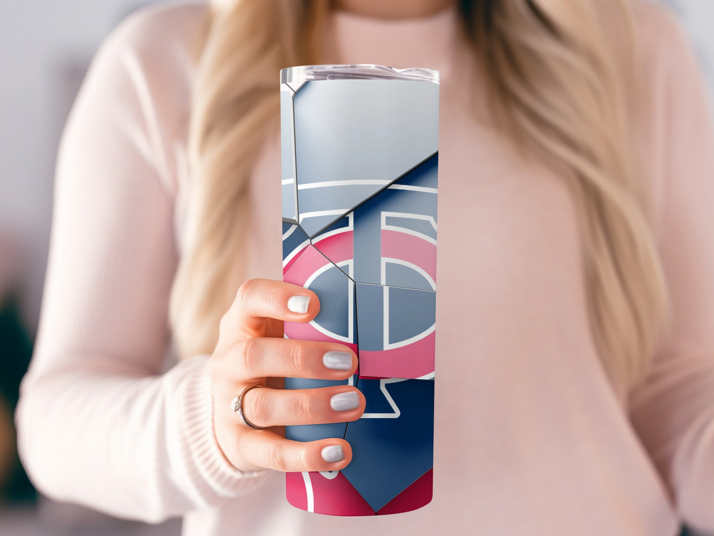 Minnesota Twins Abstract Logo Design Novelty Tumblers