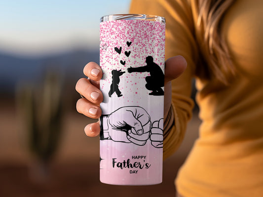 Happy Father's Day Design Insulated Tumbler Cup