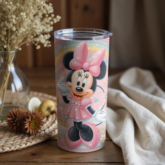 Adorable Minnie Mouse Tumbler for Kids and Fans