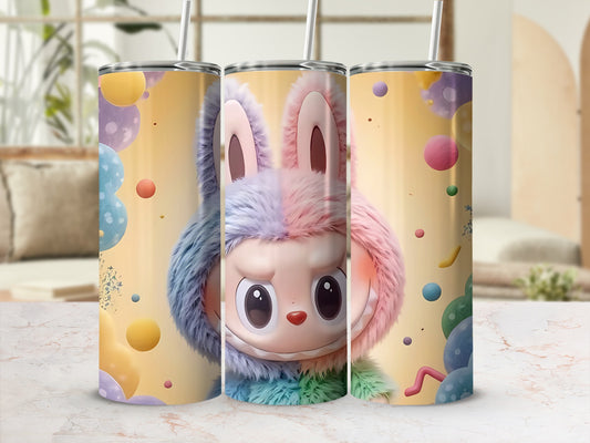 Adorable Bunny Cartoon Design Tumbler Product