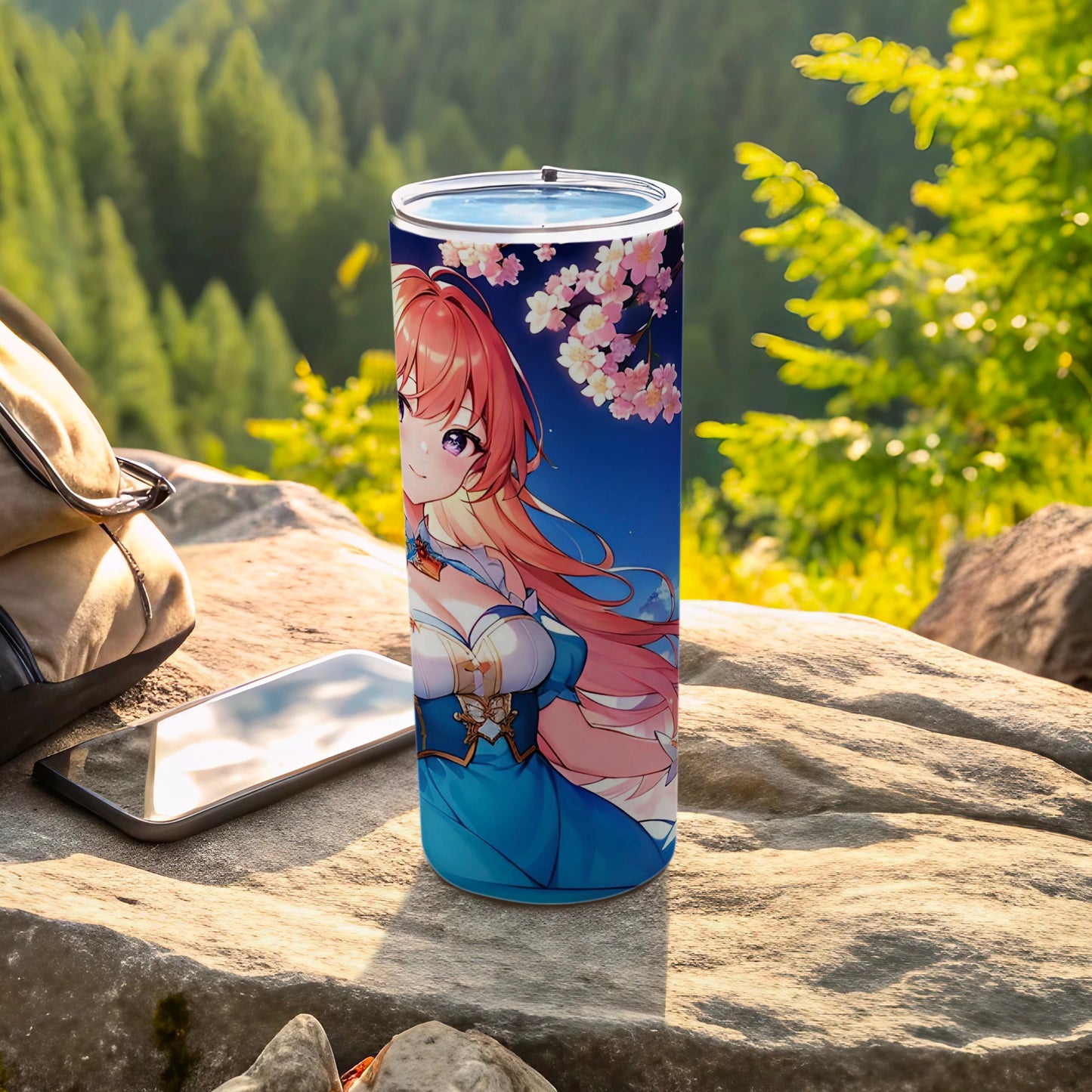 Anime-Inspired Reusable Insulated Tumbler Flask Cup