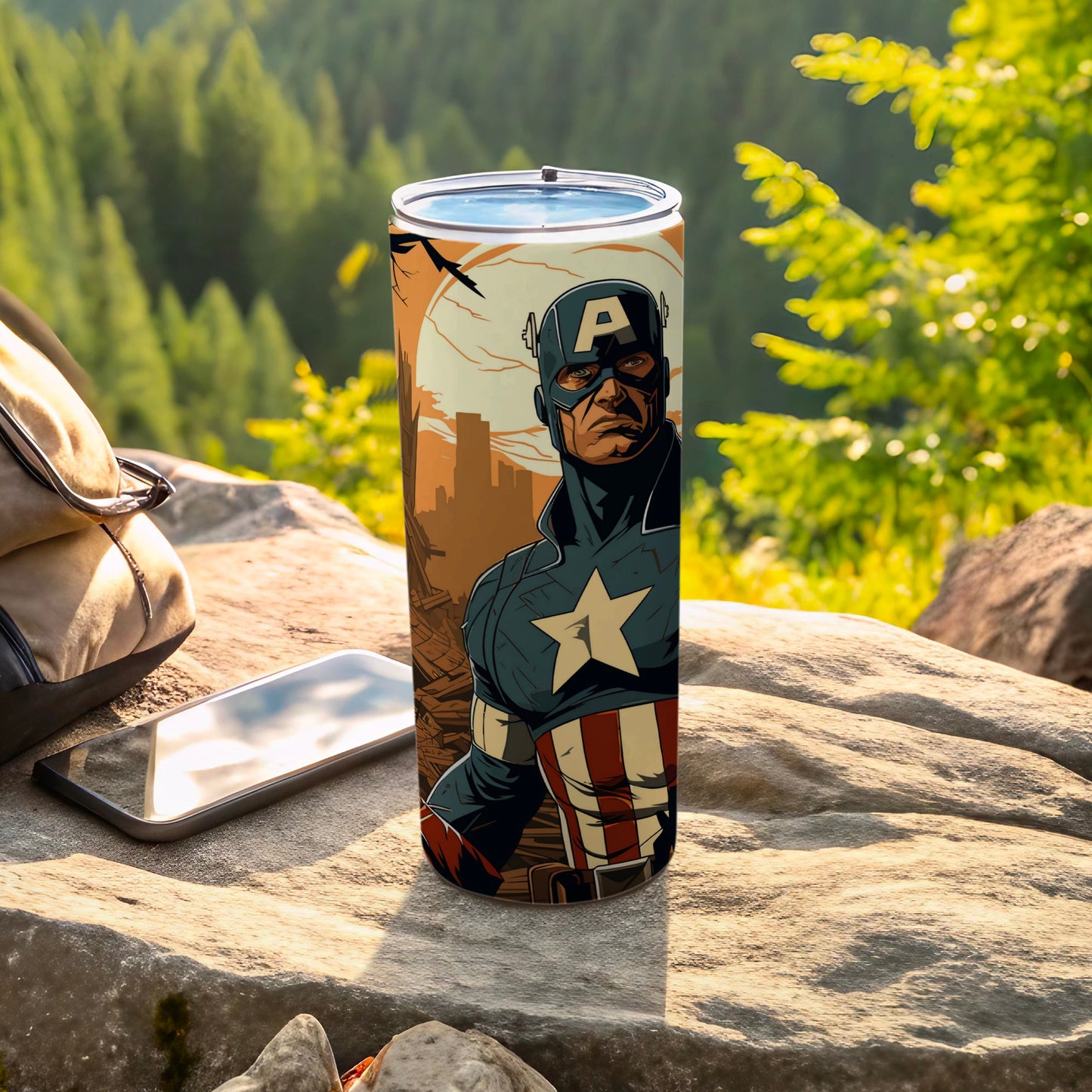 Captain America Insulated Stainless Steel Tumbler