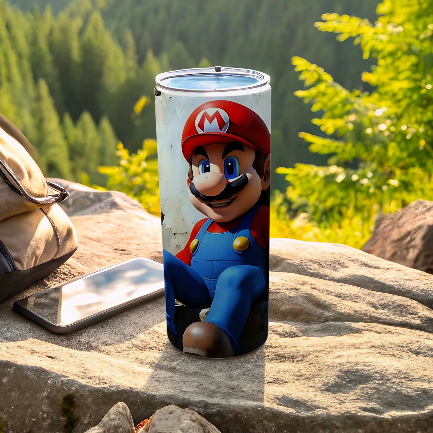 Cartoon Hero Design Insulated Tumbler Cup