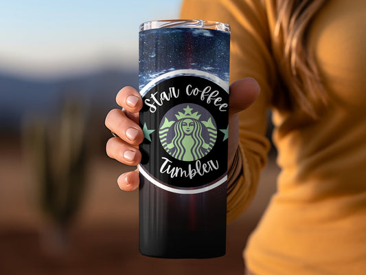 Star Coffee Tumbler with Unique Design