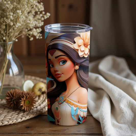 Princess Fairy Tale Design Insulated Tumbler