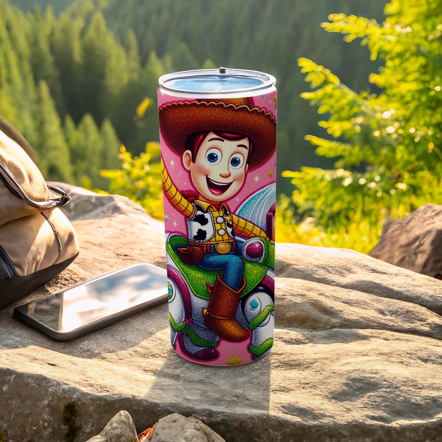 Colorful Cartoon Cowboy Design Insulated Tumbler