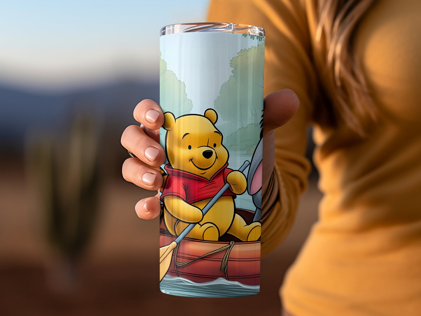 Winnie the Pooh Friends Together River Ride Trip Tumblers