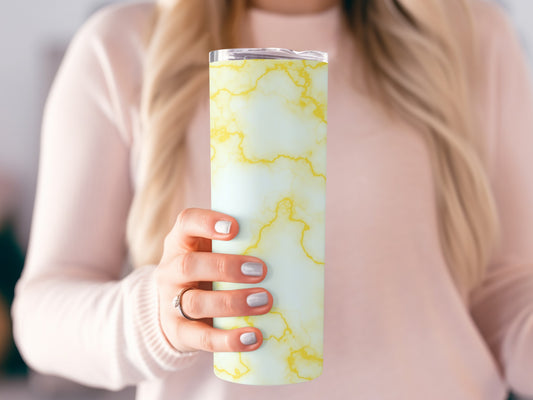 Exquisite Golden Vein Marble Pattern Design Tumblers
