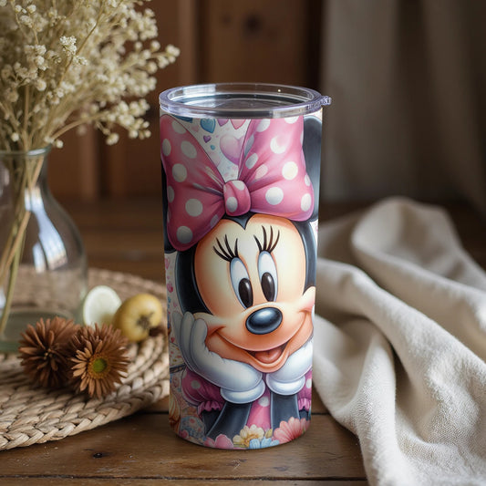 Minnie Mouse Polka Dot Bow Tumbler Cup