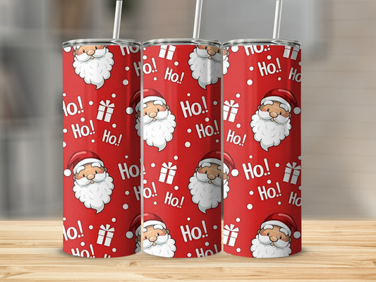 Christmas Santa Ho! Ho! Ho! Design Tumbler Product