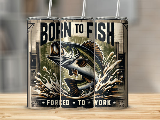 Born To Fish Forced To Work Bass Fish Tumbler product type
fishing
angler
bass fish
born to fish
forced to work
fisherman
gift dad
outdoor life
water splash
fish jumping
rustic design
grunge style
tumbler cup
drinkware
cold hot
insulated tumbler
lake river
fishing trip
outdoorsman
unique gift