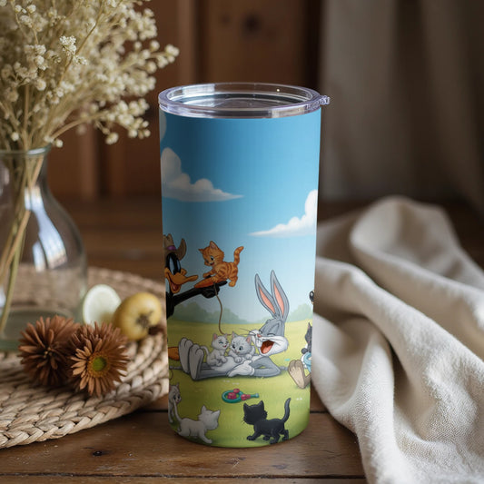 Cute Cartoon Animals Tumbler Ideal for Daily Use