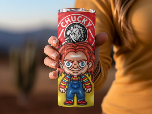 Chucky Horror Movie Character Design Tumbler Cup