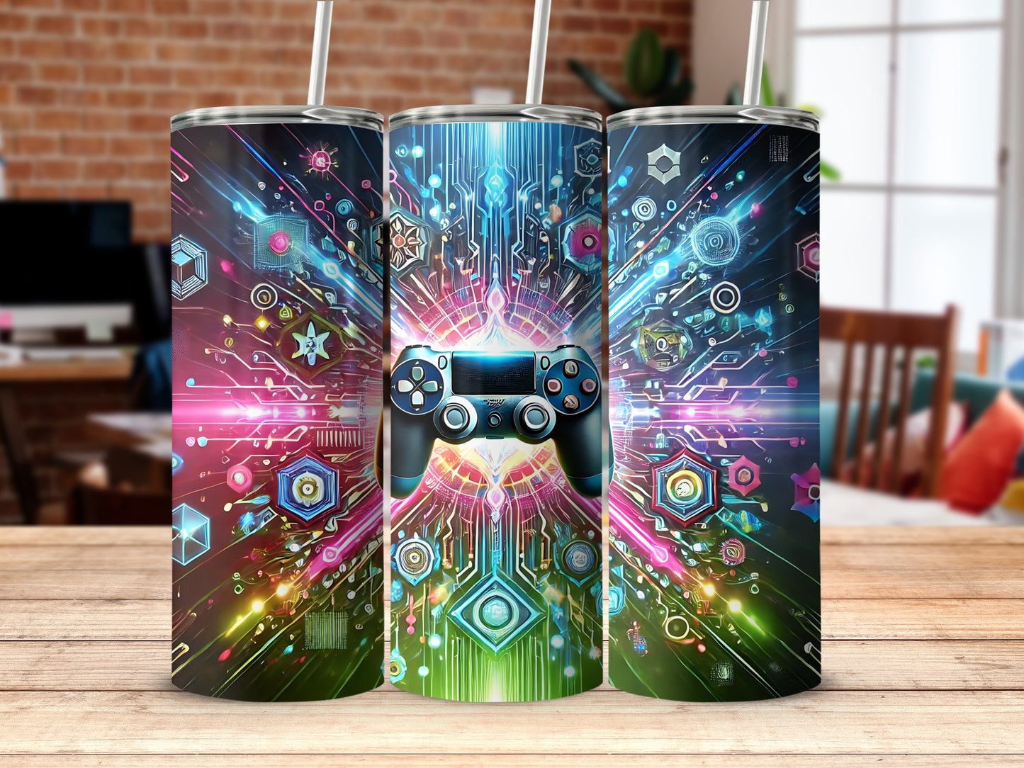 Gaming Controller Graphic Tumbler for Gamers