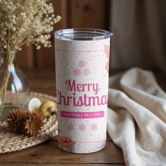 Merry Christmas and Happy New Year Tumbler