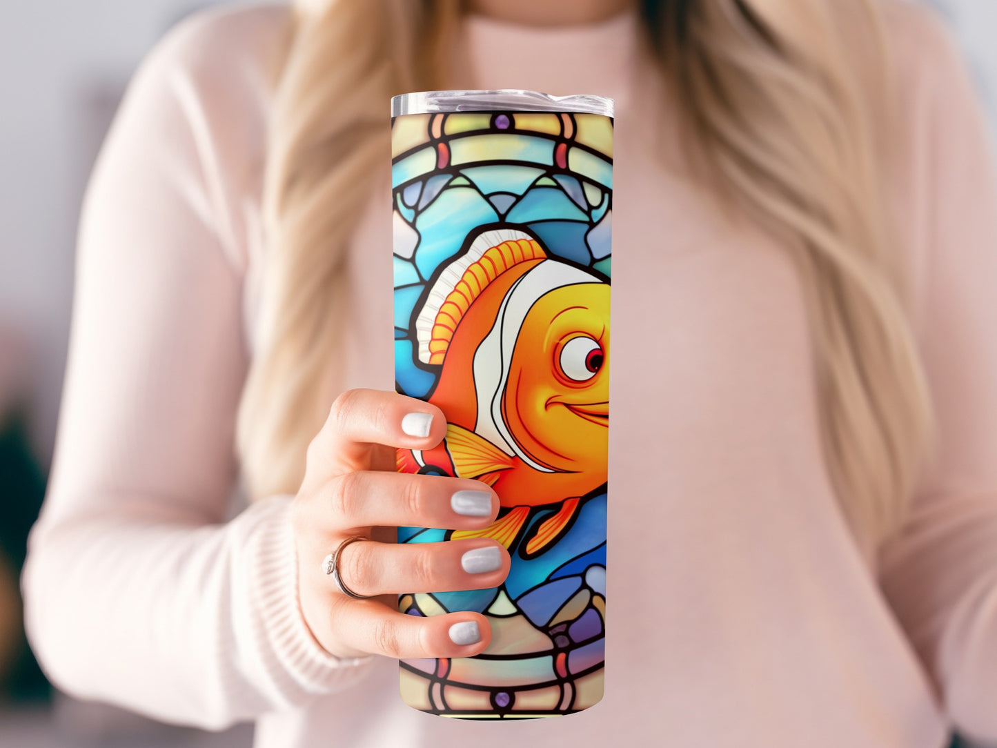 Colorful Fish Design Insulated Tumbler Cup Product
