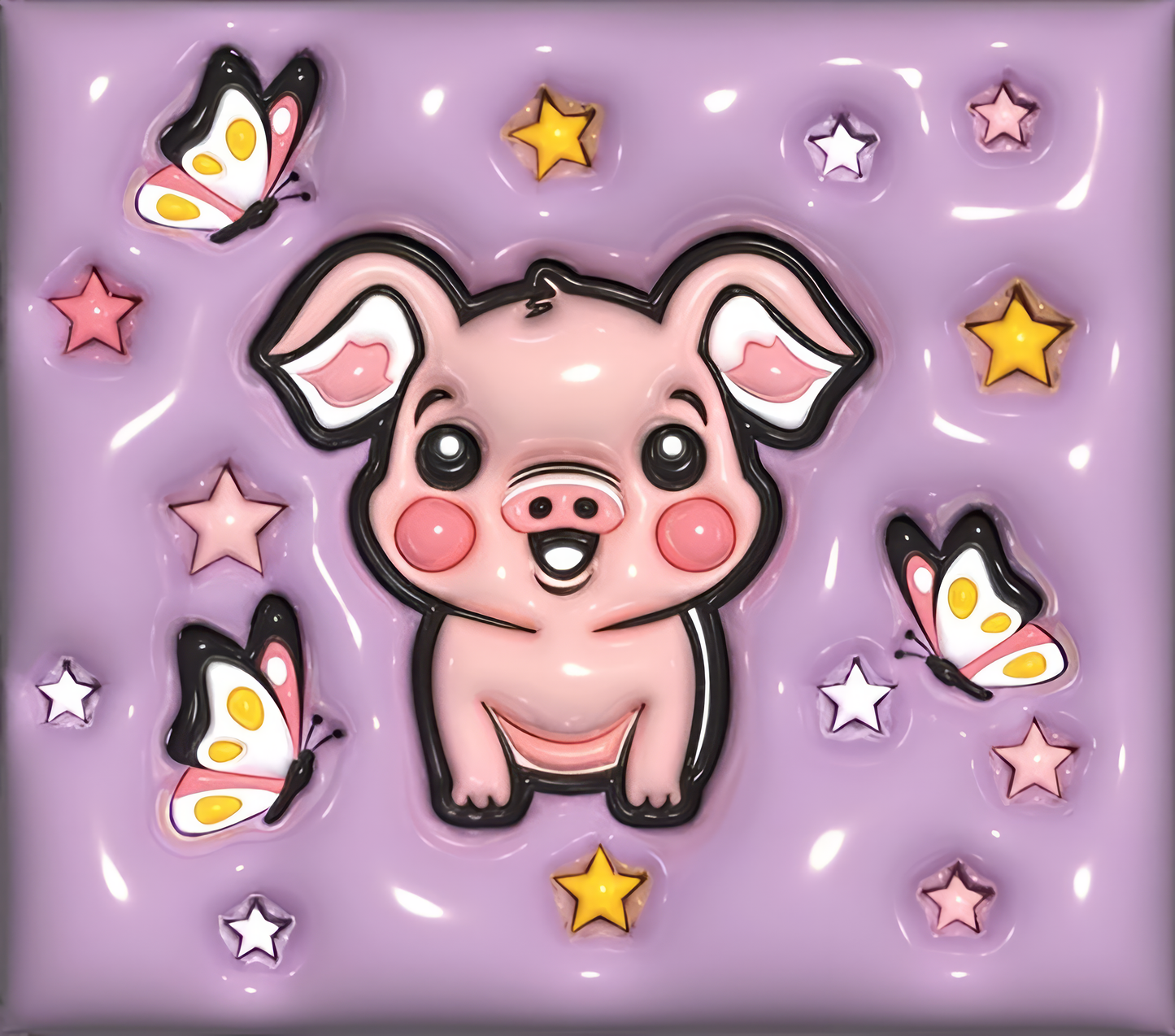 Inflated Piggy Tumbler