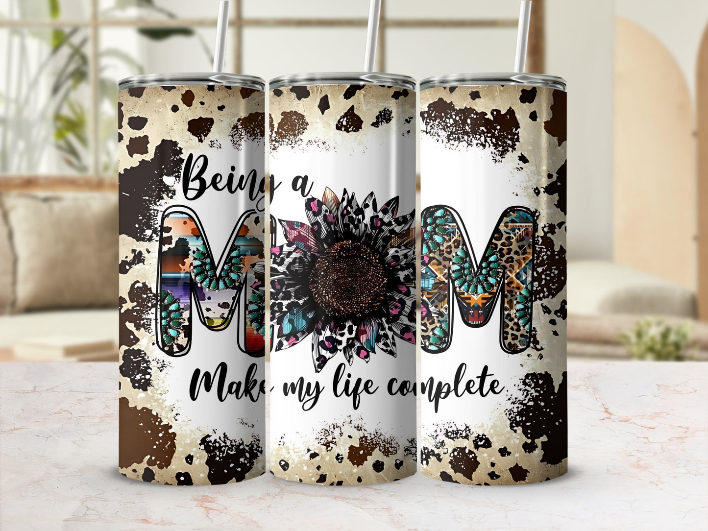Being A Mom Makes My Life Complete Tumbler
