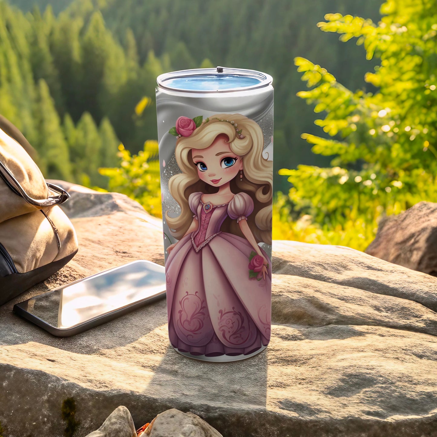 Elegant Fantasy Princess Insulated Tumbler for Travel