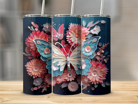 Whimsical Butterfly Floral Layered Art Colorful Design product type
Butterfly
Floral
Flower
Nature
Spring
Summer
Garden
Artistic
LayeredDesign
PapercutStyle
Whimsical
Colorful
Vibrant
PinkFlowers
BlueButterfly
Decorative
Elegant
UniqueDesign
Drinkware
GiftIdea