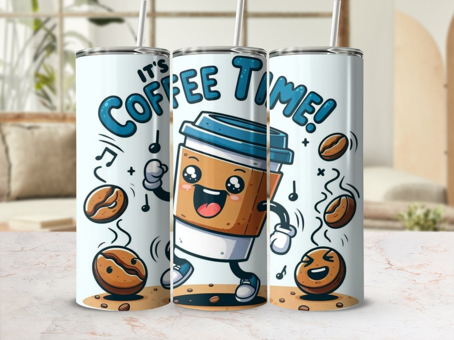 It's Coffee Time Fun Cartoon Design Product