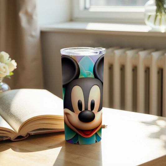 Smiling Mouse Character Tumbler for Everyday Use