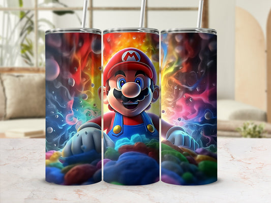 Colorful Gaming Character Stainless Steel Tumbler