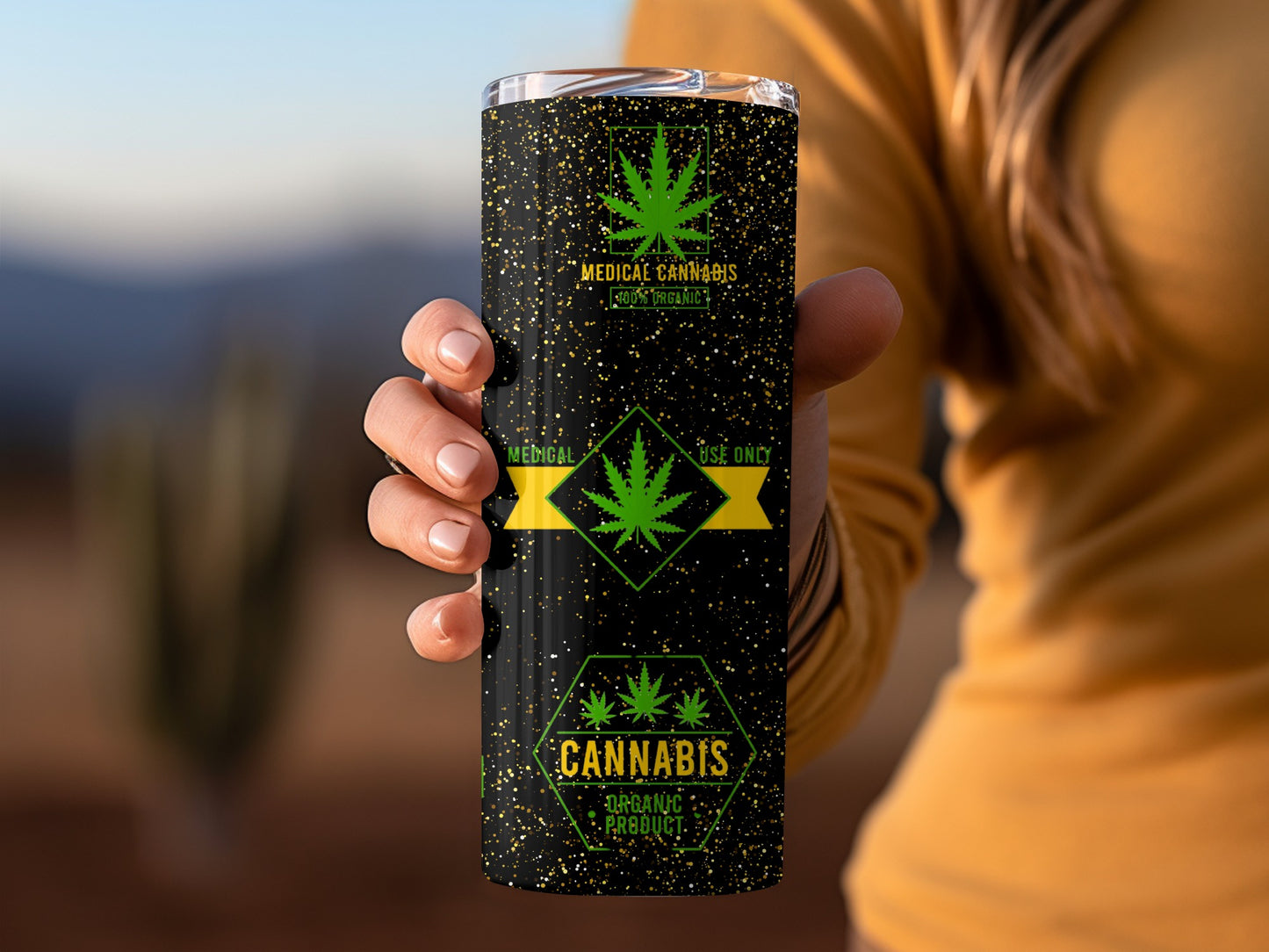 Medical Cannabis Organic Use Only Travel Mug