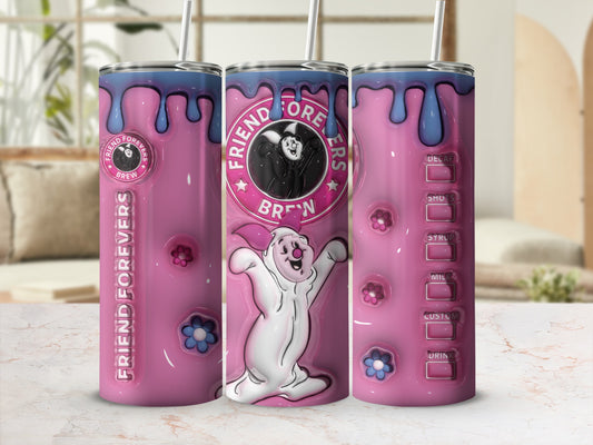 Friend Forevers Pink Brew Custom Drink Tumbler