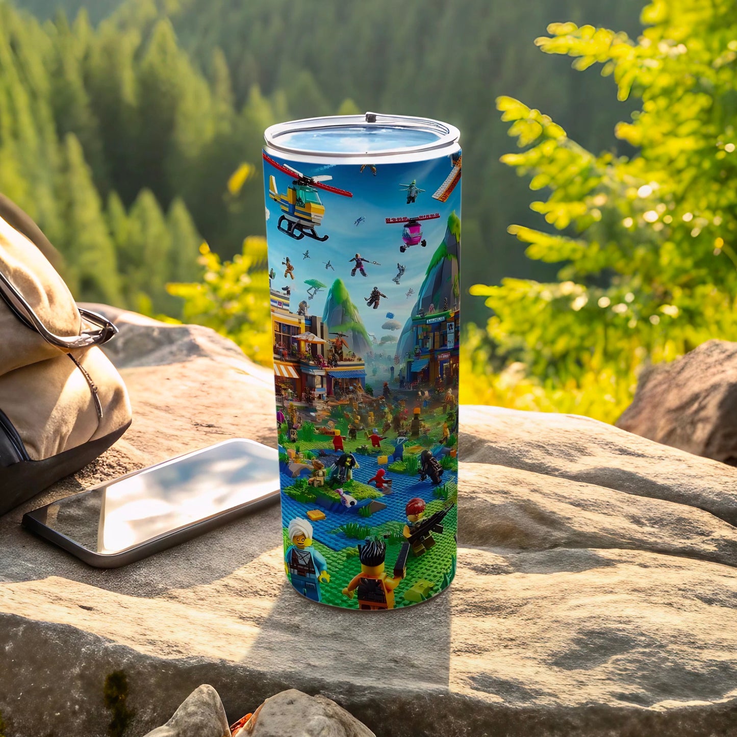 Vibrant Outdoor Adventure Insulated Tumbler
