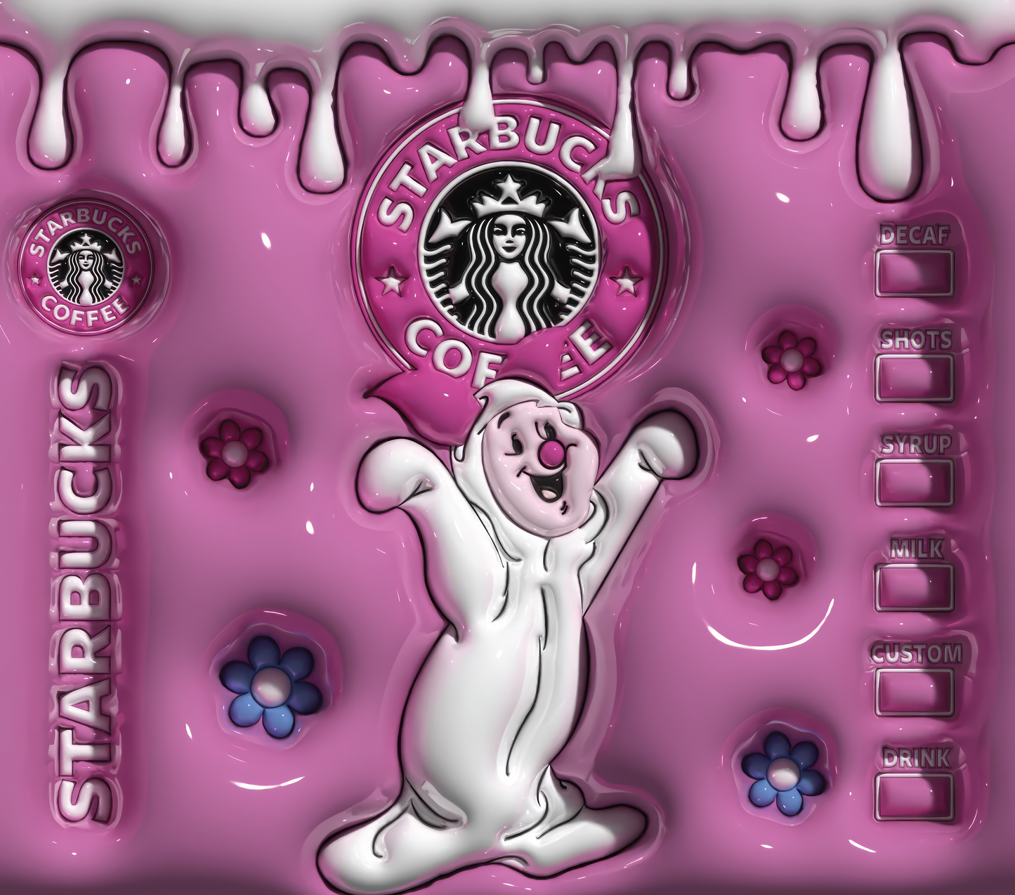 Piglet Starbucks Ghost