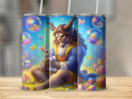 Beast Rabbit Easter Eggs Bubbles Fantasy Whimsical Scene product type