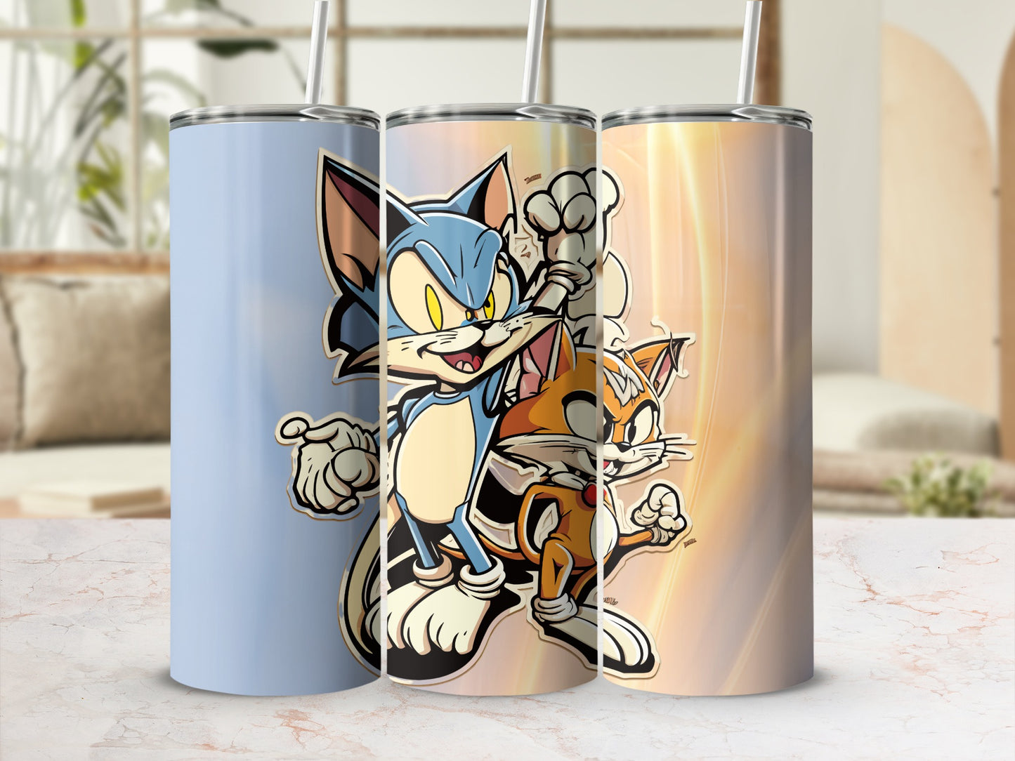 Cartoon Character Design Tall Tumblers Collection
