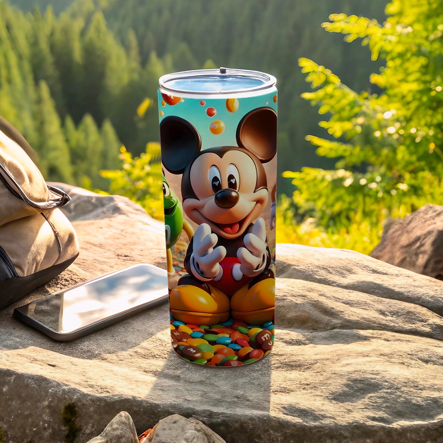 Mickey Mouse Colorful Outdoor Design Tumbler Cup