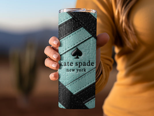 Kate Spade Inspired New York Interwoven Design Pattern Tumblers
