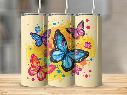 Vibrant Butterfly Splashes Artistic Beverage Tumbler product type
butterfly
colorful
vibrant
drinkware
splatter
paint
design
art
aesthetic
floral
gift
summer
spring
nature
unique
trendy
travel
insulated
present
butterflies