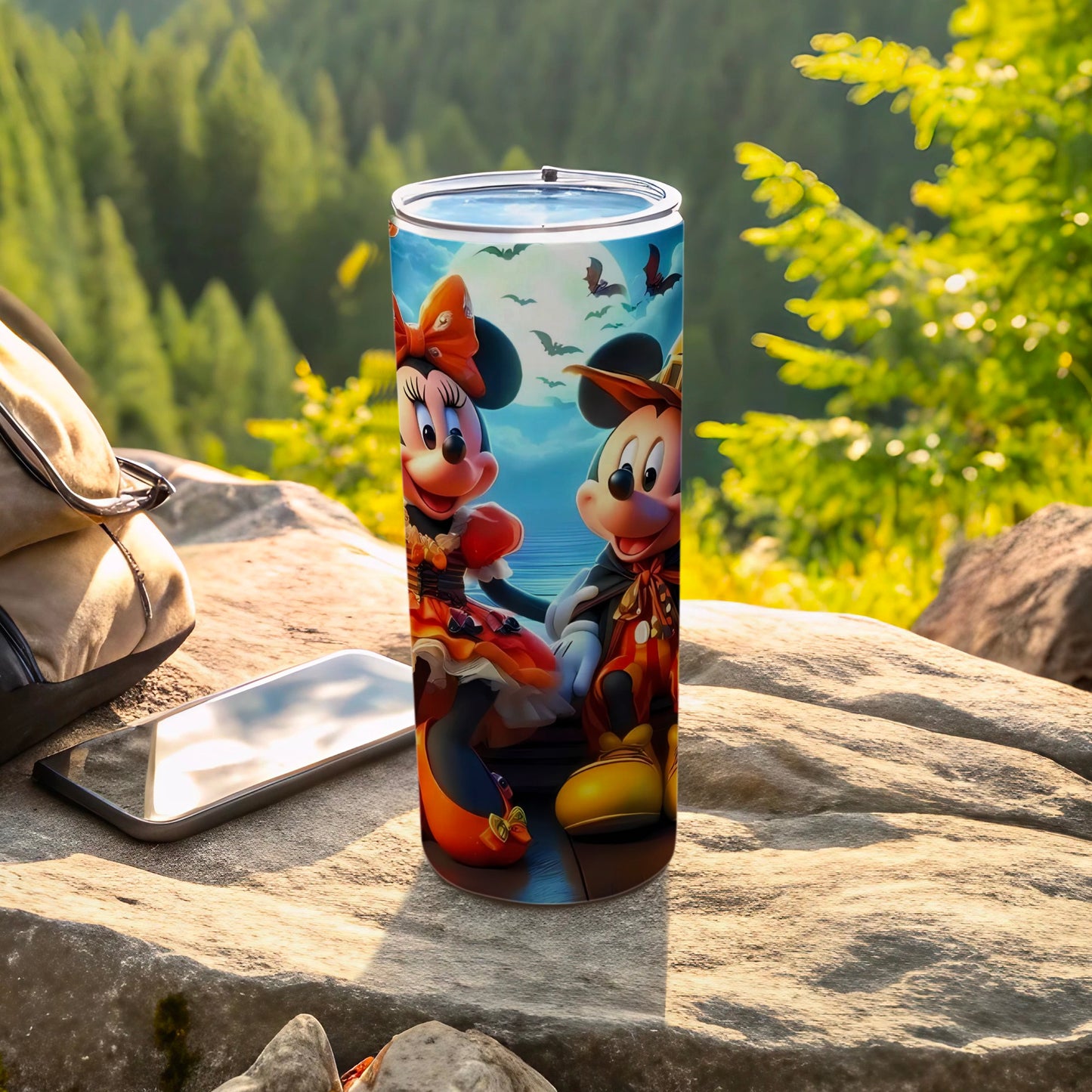 Halloween Themed Cartoon Character Tumbler Flask