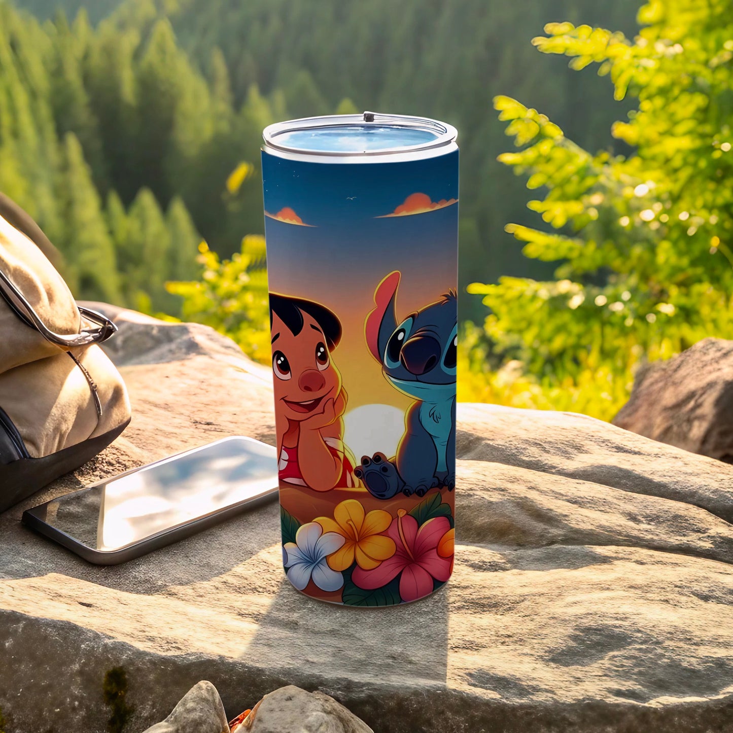 Cute Cartoon Character Insulated Tumbler Cup Drinkware