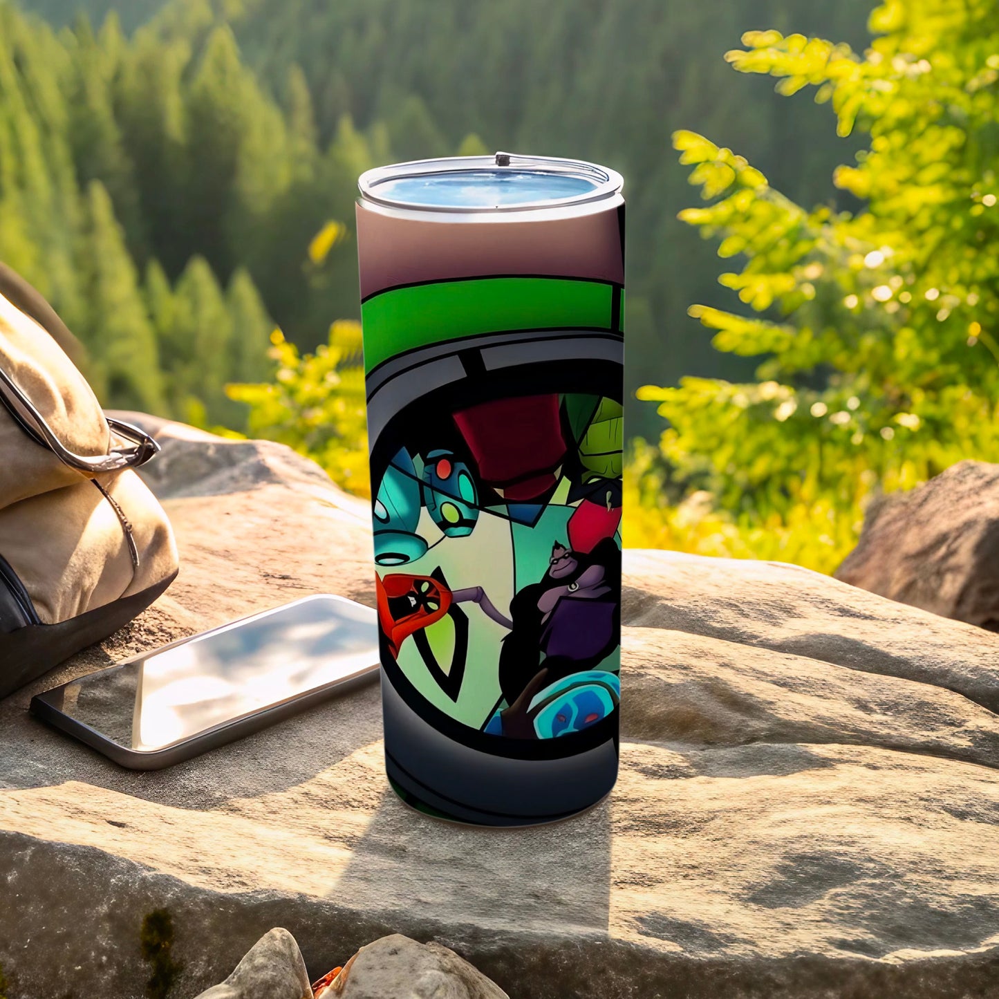 Colorful Cartoon Character Insulated Tumbler